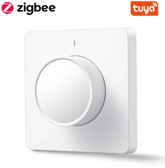 Tuya Zigbee Smart Dimmer Switch Remote Control Rotary Dimmer Control Compatiable With Alexa Google Home Assitant