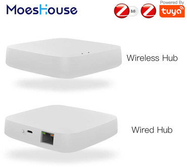 Tuya ZigBee Smart Gateway Hub Smart Home Bridge Smart Life APP Wireless Remote Controller Works with Alexa Google Home