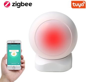 Tuya ZigBee Smart PIR Motion Sensor Built In Battery Passive Infrared Detector Security Burglar Alarm Sensor
