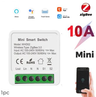 Tuya Zigbee Smart Switch Module Hub Gateway Ondersteuning 2 Manier Afstandsbediening App Real-Time Display Voice Controle smart Home