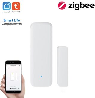 Tuya Zigbee Smart Window Deur Sensor Detecter Draadloze Smart Deur En Raam Sensor Smart Home Werken Met Alexa Google Thuis