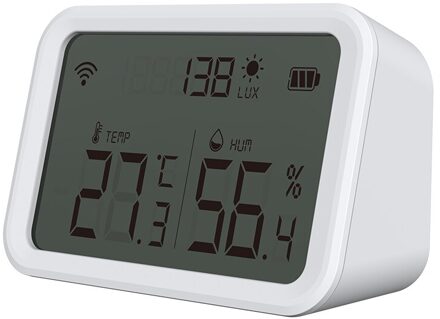 Tuya Zigbee Temperatuur En Vochtigheid Sensor Tuya Smart Lifetemperature En Vochtigheid Sensor Alarmsysteem Apparaten Werkt Met Alexa
