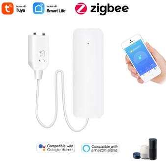 Tuya Zigbee Waterlek Sensor Detector Flood Alert Overloop Alarmsysteem Onafhankelijke Water Lekkage Alarm Smart Leven App 01