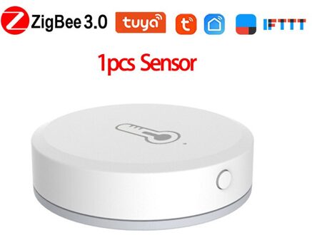 Tuya ZigBee3.0 Temperatuur En Vochtigheid Sensor Batterij Aangedreven Werkt Met Alexa Google Assistent En Tuya Zigbee Hub Smart Home 1stk sensor