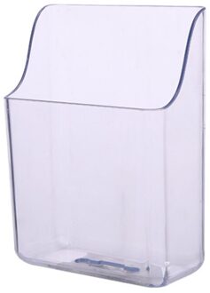 Tv Afstandsbediening Opbergdoos Airconditioner Opslag Case Mobiele Telefoon Plug Houder Stand Container Wandmontage Organizer transparant