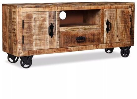 TV cabinet Rough mango wood 120 x 30 x 50 cm