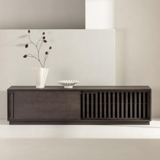 TV-meubel 'Anas' 180cm, kleur Mokka