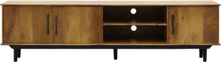 Tv-meubel Anento 200 cm Bruin - - Breedte: 200.00 cm