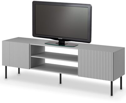 Tv-Meubel Asensio mat grijs 180 cm breed Grijs,Lichtgrijs