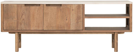 TV-meubel 'Bliss' Mortex Teakhout, 130cm - 130 cm