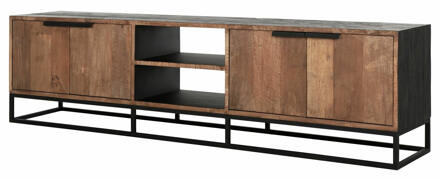 TV-meubel 'Cosmo' Teakhout, 205cm Naturel - 205 cm