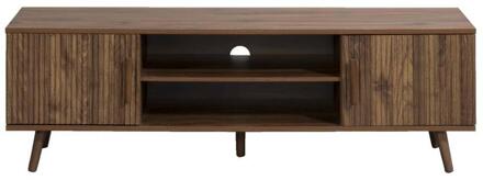 TV-meubel Imre - Walnoot - 45x140x40 Cm - MDF - Bruin