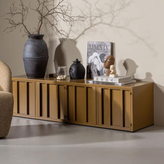 Tv-meubel Level 160 cm Honinggeel - - Breedte: 160.00 cm