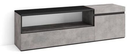 Tv-meubel, Lowboard, 150x45x35cm, Voor Tv's Tot 65:, Cement