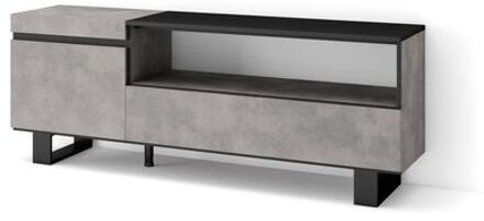 Tv-meubel, Lowboard, 150x57x35cm, Voor Tv's Tot 65:, Industrieel Design