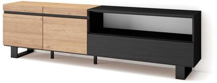 Tv-meubel, Lowboard, 200x57x35cm, Voor Tv's Tot 80:, Industrieel Design