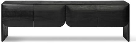 TV-meubel 'Mehamn' Mindihout, 200cm, kleur Zwart