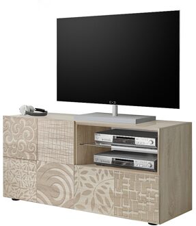 Tv-meubel Miro 121 cm breed in sonoma eiken Eiken,Sonoma eiken