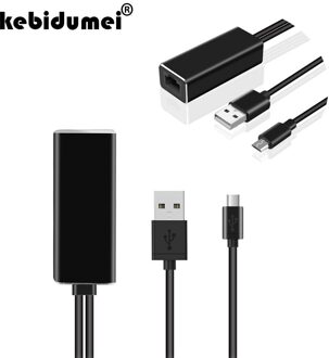 Tv Stick 10/100 Mbps Hd 480 Mbps Ethernet Adapter Micro Usb 2.0 RJ45 Voor Ultra Audio Tv Stick Micro usb Netwerkkaart