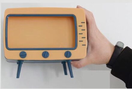 Tv Tissue Doos Familie Woonkamer Creatieve Opbergdoos Mooie Slaapkamer Eenvoudige Multifunctionele Mobiele Telefoon Houder geel