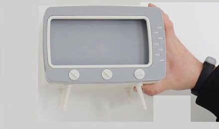 Tv Tissue Doos Familie Woonkamer Creatieve Opbergdoos Mooie Slaapkamer Eenvoudige Multifunctionele Mobiele Telefoon Houder licht grijs