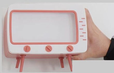 Tv Tissue Doos Familie Woonkamer Creatieve Opbergdoos Mooie Slaapkamer Eenvoudige Multifunctionele Mobiele Telefoon Houder roze