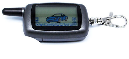 Twage A6 Lcd Afstandsbediening Sleutelhanger + Siliconen Case Voor Voertuig Security Twee Richtingen Auto Alarm Starline A6 Sleutelhanger