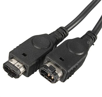 TWEE 2 SPELER LINK KABEL compatibel voor NINTENDO/compatibel voor GAME BOY ADVANCE/SP/GBA CONSOLES