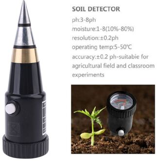 Twee-In-een Bodem Zuurgraad Meter Ph Waarde Ph Tester Vocht Hygrometer Zoutgehalte Hoge Gevoeligheid Bodem Testen apparatuur