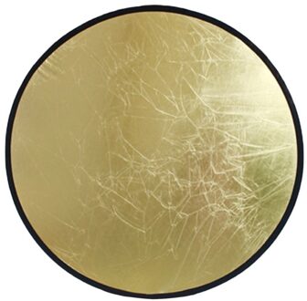 Twee-In-een Goud En Zilver Ronde Dubbelzijdig Reflector Opvouwbare Fotografie Reflector Voor Studio Fotografie