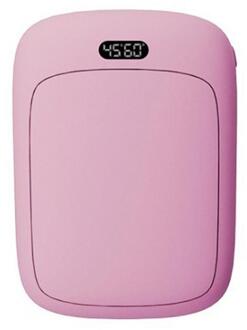 Twee-In-een Handwarmer Oplaadbare 4000Mah Power Bank Draagbare Pocket In Winter Prachtige Kleine Kleine boiler Accessoires roze