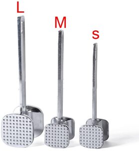 Twee Kanten Losse Vleesvermalsers Aluminium 1Pcs Keuken Gadgets Draagbare Steak Varkensvlees Gereedschap Multifunctionele Vlees Hamer