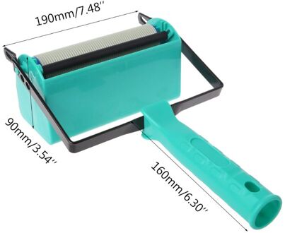 Twee-Kleur Wanddecoratie Verf Spuiten Machine Met 7 Inch Roller Brush Tool Penselen Voor Wall Hand Roller brayer 037C 7-duim handvat enkel en alleen