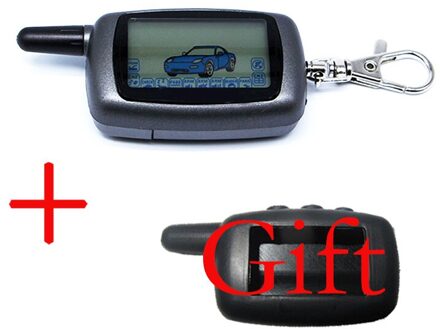 Twee Manier Lcd Afstandsbediening Sleutel Fob Silicone Key Case Cover Voor Russische Versie Starline A6 Twee Weg Auto Alarm systeem