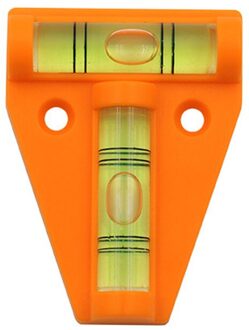 Twee Manieren Mini Waterpas Meetinstrument T-Type Waterpas Bubble Truck Boot Onderdelen Caravan Accessoires Meting oranje