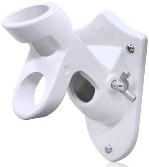 Twee-Positie Vlag Pole Houder Montagebeugel Met Hardware-Gemaakt Van Aluminium Legering