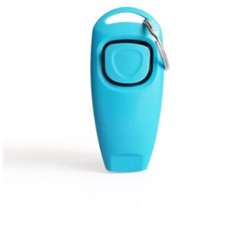 Twee Samen 1 Dog Training Ring Huisdier Ring Stuk + Fluitje Training Hond Fluitje Met Sleutelhanger lucht blauw
