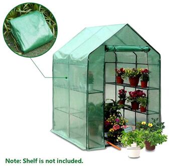 Twee Verdiepingen Groen Huishouden Plant Kas Mini Tuin Warme Kamer Pvc Tuin Warme Kamer 143x73x195cm