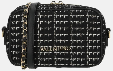 Tweed crossbody tas nero/multicolour Zwart multi