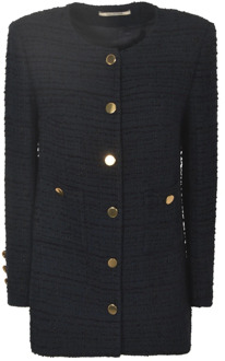 Tweed Jackets Tagliatore , Blue , Dames - Xl,L,M