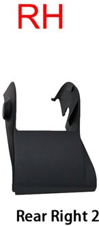 Tweede Rij Achterbank Schroef Cap Trim Cover Seat Bolt Cover Fit Voor Mitsubishi Outlander Ex 2007 - Interieur auto Accessoires achterkant rechtsaf 2