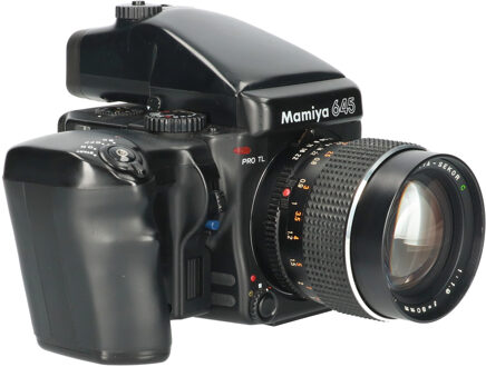 Tweedehands Mamiya 645 Pro TL met Sekor C 80mm f/1.9 CM5696 Zwart