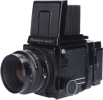 Tweedehands Mamiya RB67 Pro-SD + Mamiya K/L 127mm f/3.5 L CM3263 Zwart
