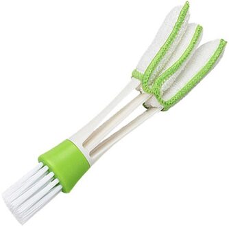 Tweekoppige Auto Airconditioner Outlet Borstel Instrument Panel