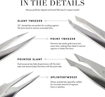 Tweezerman Zwart/Luipaard Minipincet