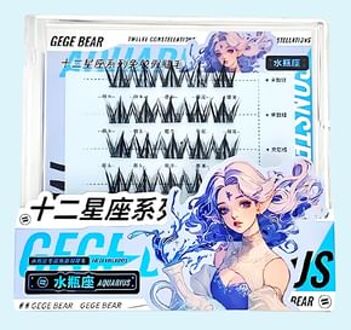 Twelve Constellations Glue Free False Eyelashes - Aquarius #01 Aquarius
