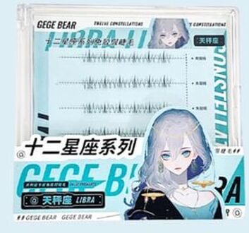 Twelve Constellations Glue Free False Eyelashes - Libra #09 Libra
