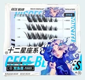 Twelve Constellations Glue Free False Eyelashes - Pisces #02 Pisces