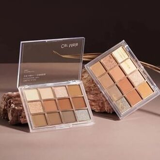 Twelve Glaze Glitter Eyeshadow Palette 03# Desert - 12g