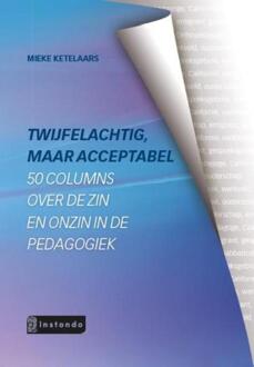 Twijfelachtig, maar acceptabel - Boek Mieke Ketelaars (9463170529)